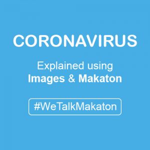 Coronavirus using images and makaton