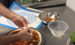 Making Margherita Pizza
