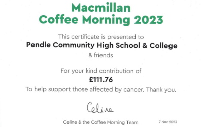 £111.76 Raised for MacMillan