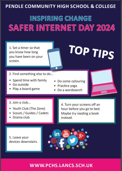 Online Safety – Top Tips